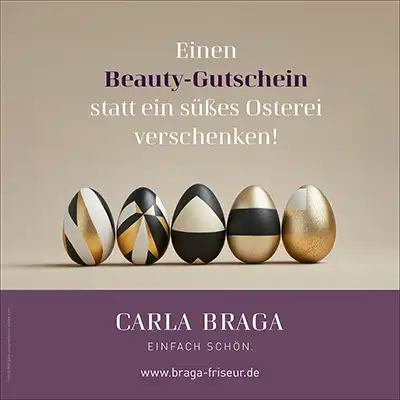 Oster-Gutschein Friseursalon Carla Braga